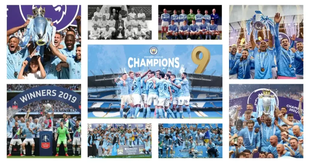 How many times Manchester City has won the premier league